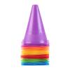 Agility Training Cone Football Training Plastic Cones, 18cm/7" Indoor and Outdoor Marking Barrels, Used for Outdoor Activities, Festivals, and Traffic Safety Practices view 3