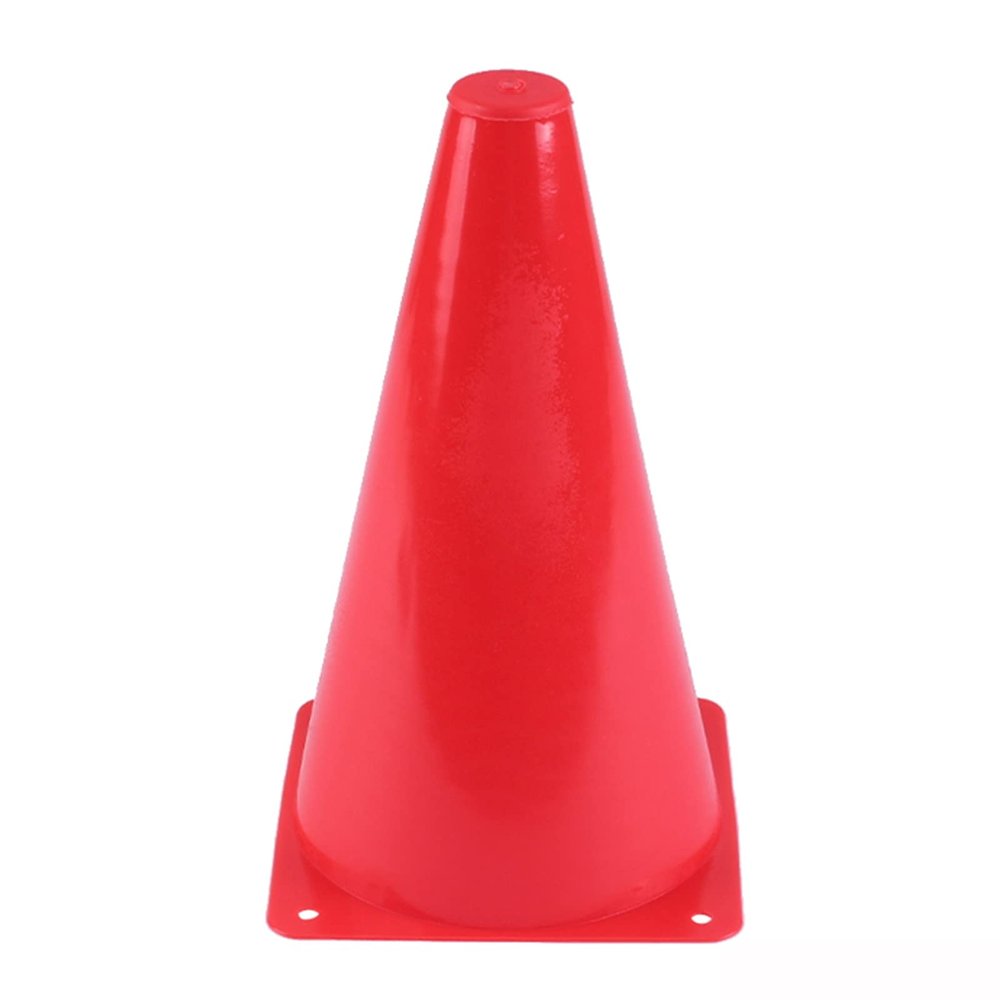 Agility Training Cone Plastic Sports Training Cone with Holes, Used for Traffic Marking Agility Cones, 10 Pieces (Size : 10pcs)