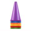 Agility Training Cone Plastic Sports Training Cone with Holes, Used for Traffic Marking Agility Cones, 10 Pieces (Size : 10pcs) view 3