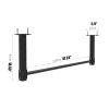 Pull-Up Bar Wall-Mounted Pull-up Bar, Home Gym Fitness Equipment, Adjustable Height Horizontal Bar (Size : 120x42cm) view 2