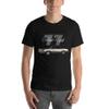 1977 Chevy Monte Carlo Classic Car Short-Sleeve Unisex T-Shirt Black view 2