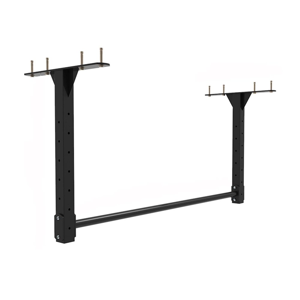 Pull-Up Bar Steel Fitness Pull-up Bar, Wall-Mounted Ceiling Horizontal Bars, Home Gym Fitness Pole (Size : 98x63cm)