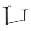 Pull-Up Bar Steel Fitness Pull-up Bar, Wall-Mounted Ceiling Horizontal Bars, Home Gym Fitness Pole (Size : 98x63cm) view 1