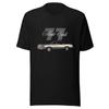 1977 Chevy Monte Carlo Classic Car Short-Sleeve Unisex T-Shirt Black view 1