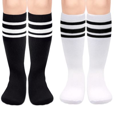 Kids Soccer Socks Girls Soccer Socks Kids Knee High Socks for Baby Girls Toddler Soccer Socks Boys Baby Knee High Socks