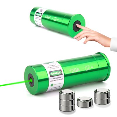 GOTICAL Green Laser Bore Sight 12g Boresighter with 3 Sets of Batteries - Durable Item