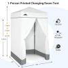 EAGLE PEAK Flex Ultra Compact 4x4 Pop-up Canopy, Sun Shelter, Changing Room, Portable Privacy Canopy Cabana for Pool, Fashion Photoshoots, or Camping, White view 3