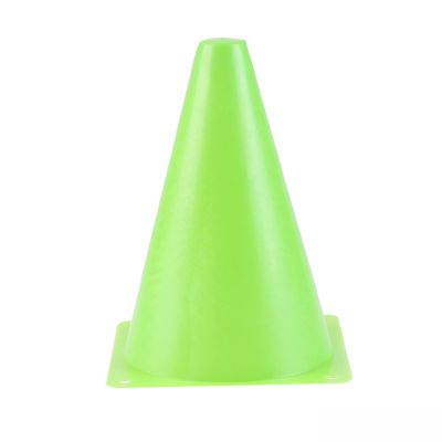 Agility Training Cone Triangular Plastic Sports Cone, Football Training Marker Cone, Parent-Child Games Sports Equipment (Color : Green, Size : 10pcs)