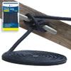 1/2" x 25' - Dark Navy (2 Pack) Durable Double Braided Nylon Dock Line - for Boats up to 35' - Long Lasting Mooring Rope - Strong Nylon Dock Ropes for Boats - Marine Grade Sailboat Docking Rope view 1