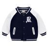 famuka Little Kid Baseball Jacket Warm Cotton Outerwear Toddler Boy Girl Coats (Navy, 2-3T) view 1