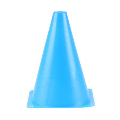 Agility Training Cone Football Training Plastic Cones, 18cm/7" Indoor and Outdoor Marking Barrels, Used for Outdoor Activities, Festivals, and Traffic Safety Practices (Color : Blue, Size : 20pcs)