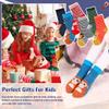 Eocom 6 Pairs Children's Winter Warm Wool Animal Crew Socks Kids Boys Girls Socks (Stripe Animal, 4-7 Years) view 2