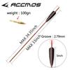 24pc ID 6.2mm .244" Custom Length 22-32 Inch Carbon Arrows Spine 400 450 500 600 700 Target Practice & Hunting Arrow Rotatable Nock for Recurve Bow Compound Bow Adult Youth Shooting view 3
