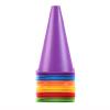 Agility Training Cone 20 Pieces of Plastic Sports Training Cones, 23cm/9" Football Training Assisted Multi-Functional Agility Cone (Color : Yellow, Size : 20pcs) view 3