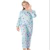 Topgal Teen Girls Satin Silky Button Up Pajama Cute Cupcake Long Sleeve PJS Set Size 12 view 3