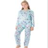 Topgal Teen Girls Satin Silky Button Up Pajama Cute Cupcake Long Sleeve PJS Set Size 12 view 4