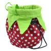 Strawberry Chalk Bag with Carabiner Drawstring for Rock Climbing Weight Lifting Rock Climbing Bag Chalkbag view 1