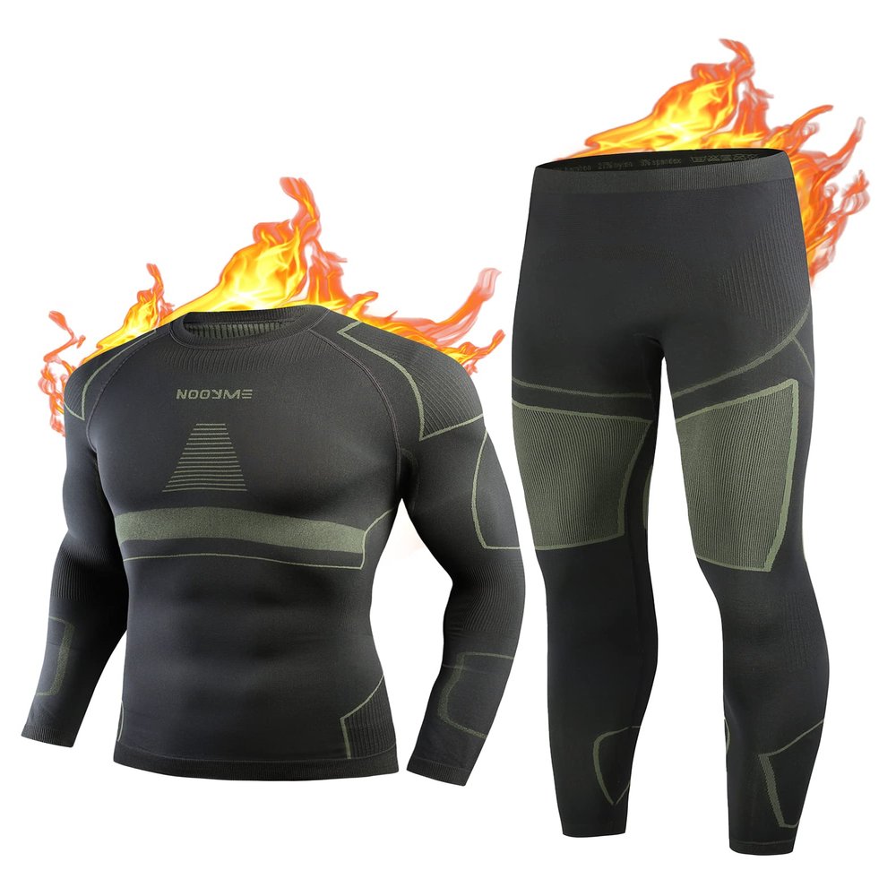 Thermal Underwear for Men Long Johns Long Underwear Base Layer for Cold Weather