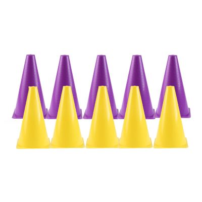 Agility Training Cone 10 Pieces of Plastic Sports Training Cone Traffic Cones, Used for Basketball, Football Agility Cone (Color : Style4, Size : 10pcs)