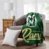 Northwest NCAA Colorado State Rams Unisex-Adult Raschel Throw Blanket, 50" x 60", Signature view 2