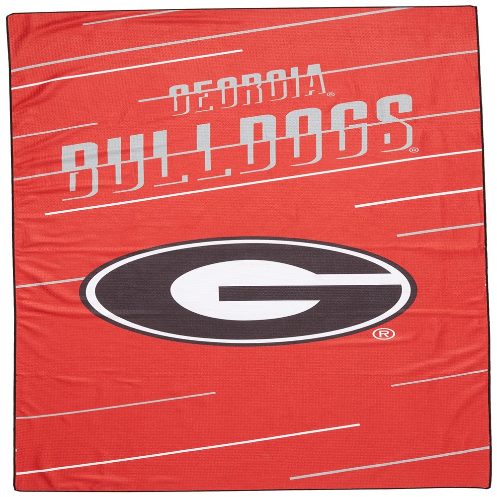 Northwest NCAA Georgia Bulldogs Beach Towel & Mesh Bag Set, 32" x 64", Splitter