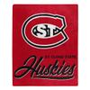Northwest NCAA St. Cloud State Huskies Unisex-Adult Raschel Throw Blanket, 50" x 60", Signature view 1