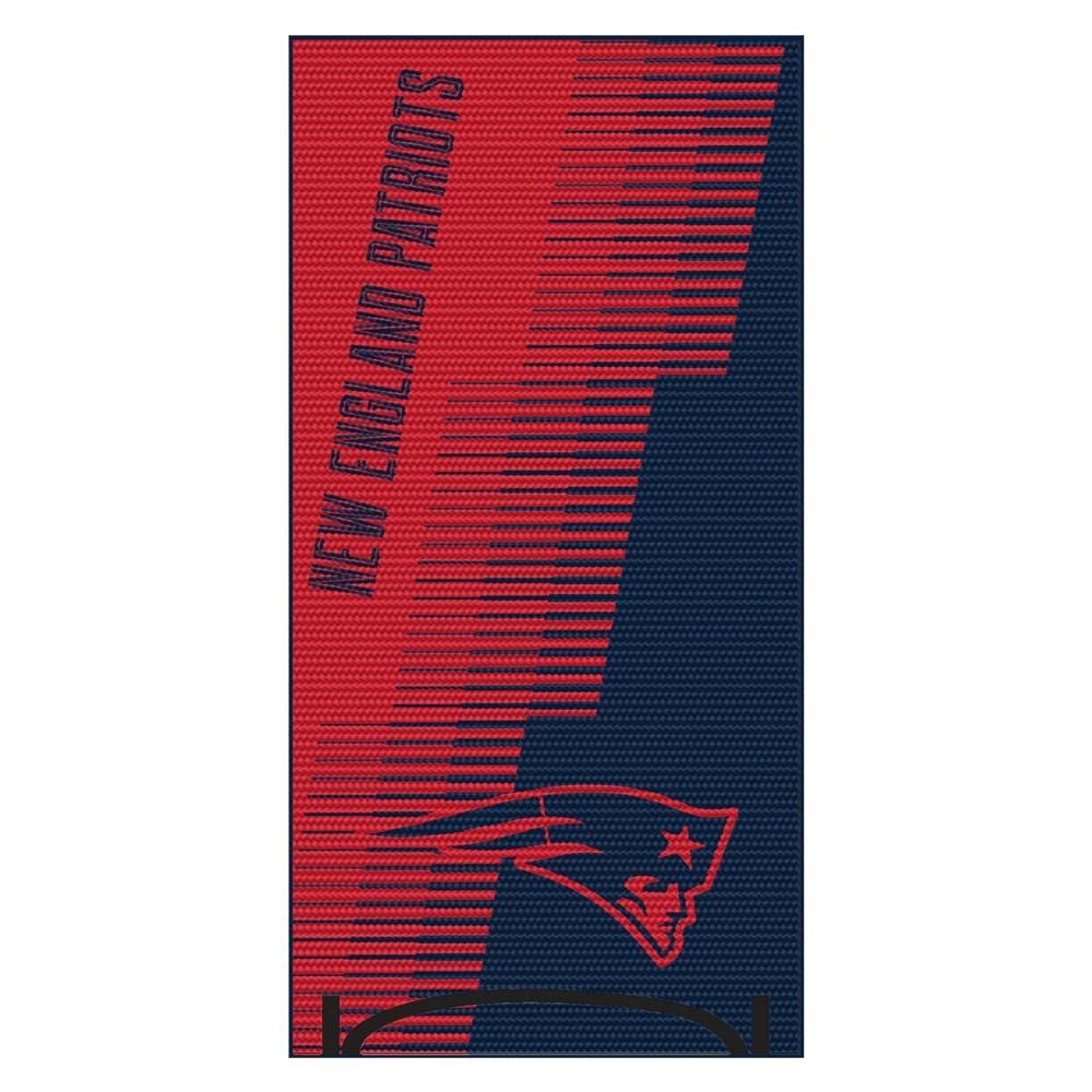 Northwest NFL New England Patriots Beach Mat, 35" x 70", Progression