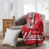 Northwest NCAA Wisconsin Badgers Unisex-Adult Raschel Throw Blanket, 50" x 60", Signature view 2