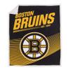Northwest NHL Boston Bruins Unisex-Adult Mink Sherpa Throw Blanket, 50" x 60", New School view 1