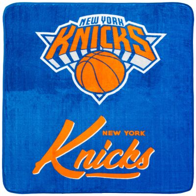 Northwest NBA New York Knicks Unisex-Adult Raschel Throw Blanket, 50" x 60", Signature