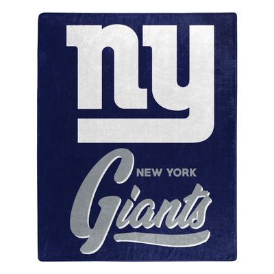 Northwest NFL New York Giants Unisex-Adult Raschel Throw Blanket, 50" x 60", Signature