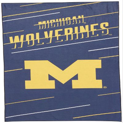Northwest NCAA Michigan Wolverines Unisex-Adult Beach Towel & Mesh Bag Set, 32" x 64", Splitter