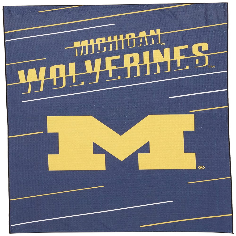 Northwest NCAA Michigan Wolverines Unisex-Adult Beach Towel & Mesh Bag Set, 32" x 64", Splitter