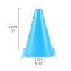 Agility Training Cone 10 Pieces of Football Training Sports Cones, 18cm/7" Children Outdoor Indoor Obstacle Agility Cone (Size : 10pcs) view 2