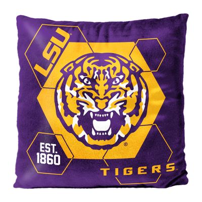 Northwest NCAA LSU Tigers Velvet Pillow, 16" x 16", Connector