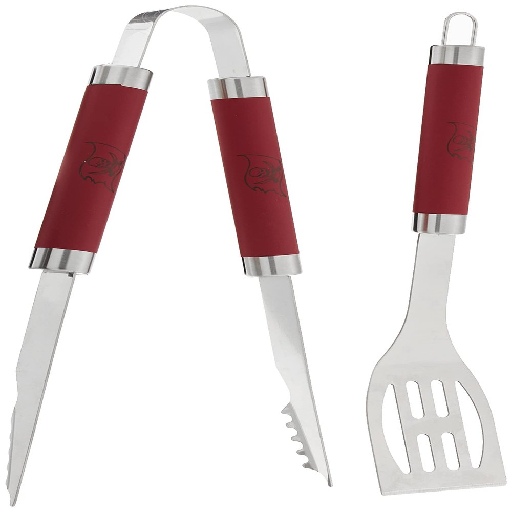 Northwest NFL Tampa Bay Buccaneers 2-Piece BBQ Utensil Set, One Size, Team Colors