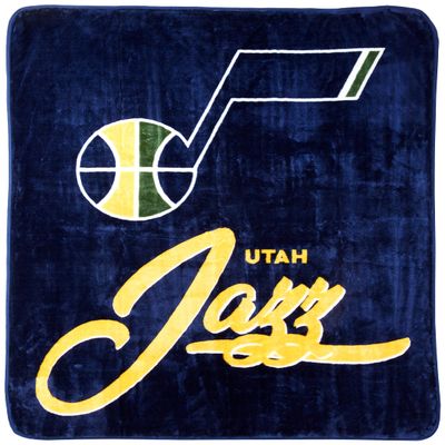 Northwest NBA Utah Jazz Unisex-Adult Raschel Throw Blanket, 50" x 60", Signature