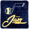 Northwest NBA Utah Jazz Unisex-Adult Raschel Throw Blanket, 50" x 60", Signature view 1