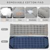 ABORON Camping Cot for Adult 28" Extra Wide, 2PK Heavy-Duty 1200D Oxford Cot for Sleeping, Portable Folding Camp Bed with Mat & Carry Bag view 3