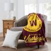 Northwest NFL Washington Football Team Unisex-Adult Raschel Throw Blanket, 50" x 60", Signature view 2