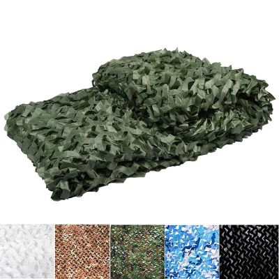 Outdoor Camouflage nets, Military Camouflage Shade nets, Camping Hunting, Garden Decoration, Various Size. (Color : Green)