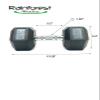 Rainforest Basics Rubber Encased Hex Dumbbell Hand Weight (35-Pound, Single) view 3