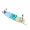 VOLADOR 46inch Dancing Longboard RhythmFlow Pro | Maple Deck with Zoned Grip Tape | for Beginners, Freestyle Dancers, and Commuting (Ocean) view 2
