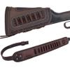 1 Set of Gun Buttstock Cheek Rest Pad with Sling (Coffee) view 1