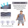 Amussiar Men's Lightweight Athletic Sleeveless Shirt Quick Dry Weightlifting Workout Running Gym Muscle Shirt (Black/Red/Grey X-Large) view 3