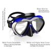 Adult Scuba Diving Mask, Anti-Fog Snorkel Goggles Tempered Glass Swim Mask Goggles with Nose Cover Professional Snorkeling Gear for Diving Snorkeling (Blue) view 2