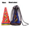 Agility Training Cone Pack of 10 Colored Plastic Sports Cones, Children's Football, Basketball Training, Kindergarten Parent-Child Activity Cone view 2