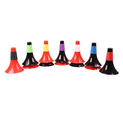Agility Training Cone Indoor and Outdoor Colored Sports Cones, Football Training Auxiliary Multifunctional Obstacle Cone (Color : Red2, Size : 10pcs)