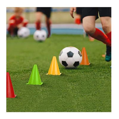 Agility Training Cone Football Training Agility Cone, Soft Plastic Sports Cone, for Indoor and Outdoor Games, 10 Pieces (Color : Purple, Size : 10pcs)