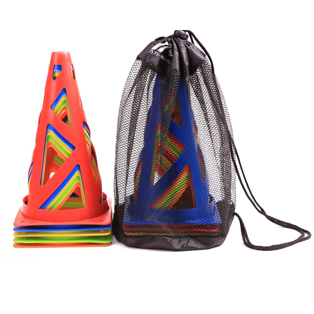 Agility Training Cone 23cm/9" Color Football Training Agility Cone, Used for Indoor and Outdoor Games, Kindergarten Parent-Child Activity Cone,10pcs